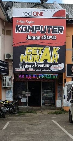 Hadapan kedai